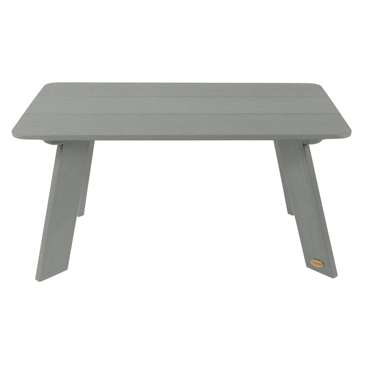 Italica Conversation table in Coastal Teak gray.