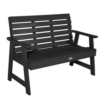 Riverside Garden Bench 4ft Bench Bahia Verde Outdoors Black Sand