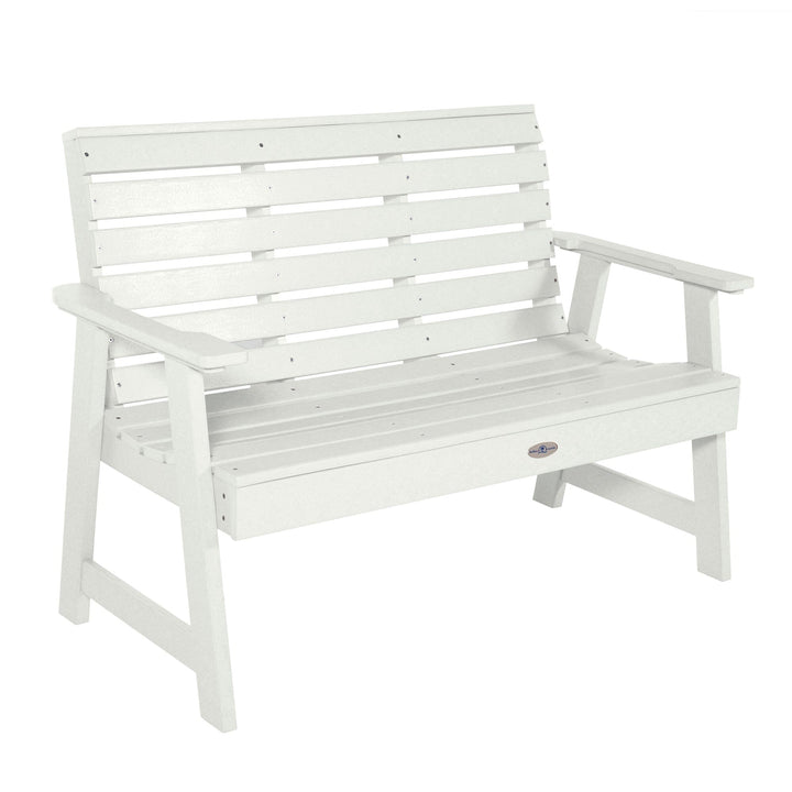 Riverside Garden Bench 4ft Bench Bahia Verde Outdoors Coconut White