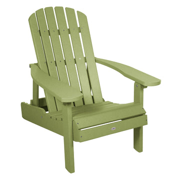 Cape Folding and Reclining Adirondack Chair Chair Bahia Verde Outdoors Palm Green