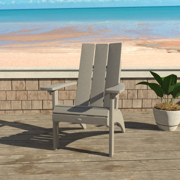 Corolla Comfort Height Adirondack Chair Chair Bahia Verde Outdoors