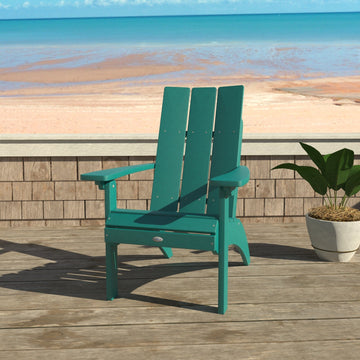 Corolla Comfort Height Adirondack Chair Chair Bahia Verde Outdoors