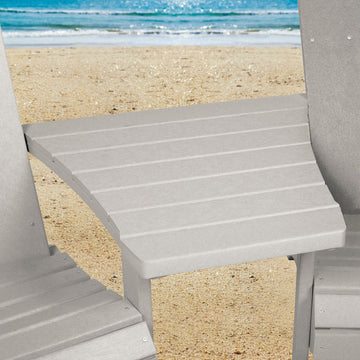 Comfort Height Adirondack Tete-a-Tete Connecting Table Accessory Bahia Verde Outdoors