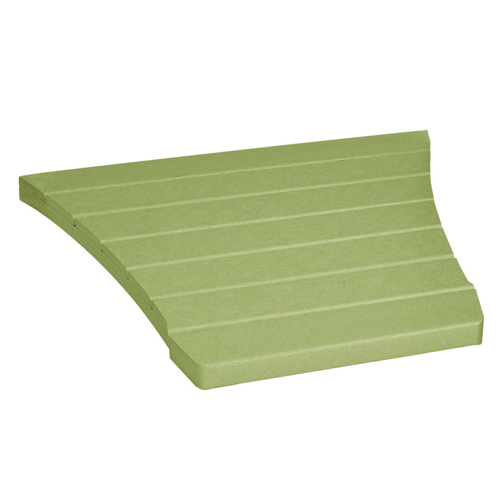 Comfort Height Adirondack Tete-a-Tete Connecting Table Accessory Bahia Verde Outdoors Palm Green
