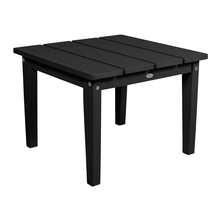 Cape Adirondack Large Side Table Table Bahia Verde Outdoors Black Sand