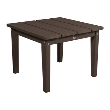 Cape Adirondack Large Side Table Table Bahia Verde Outdoors Mangrove Brown