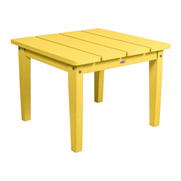 Cape Adirondack Large Side Table Table Bahia Verde Outdoors Sunbeam Yellow