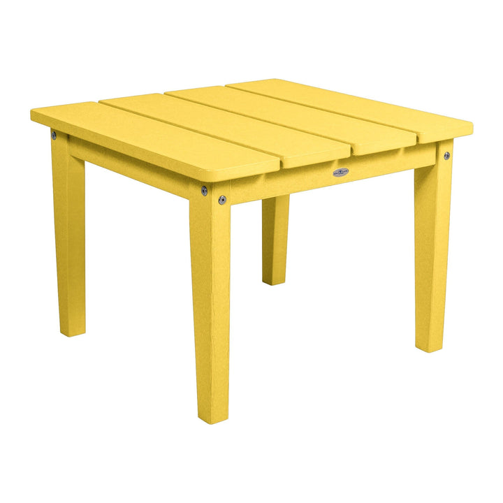 Cape Adirondack Large Side Table Table Bahia Verde Outdoors Sunbeam Yellow