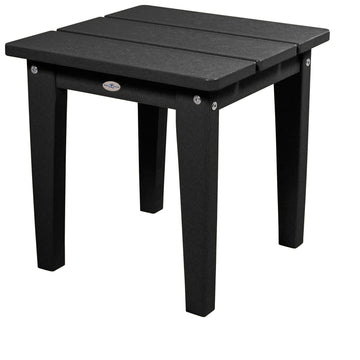 Cape Adirondack Small Side Table Table Bahia Verde Outdoors Black Sand