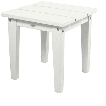 Cape Adirondack Small Side Table Table Bahia Verde Outdoors Coconut White