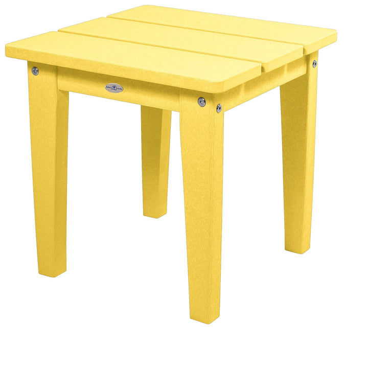 Cape Adirondack Small Side Table Table Bahia Verde Outdoors Sunbeam Yellow