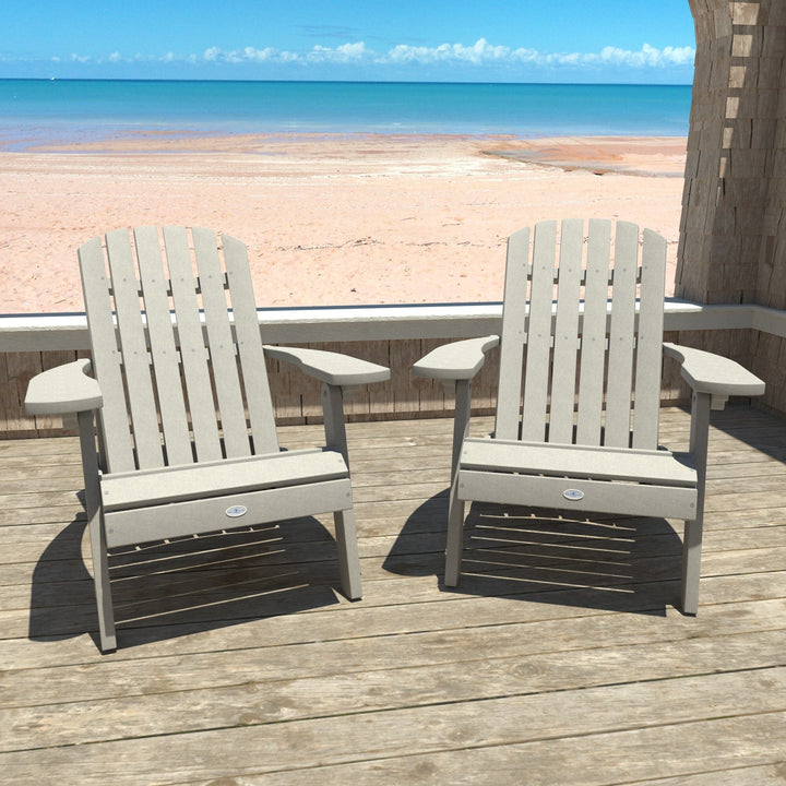 Cape Folding and Reclining Adirondack Chair (Set of 2) Kitted Set Bahia Verde Outdoors