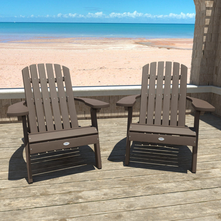 Cape Folding and Reclining Adirondack Chair (Set of 2) Kitted Set Bahia Verde Outdoors
