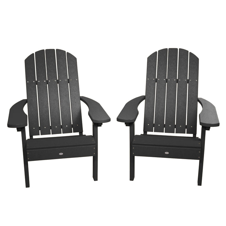 Cape Classic Adirondack Chair (Set of 2) Kitted Set Bahia Verde Outdoors Black Sand