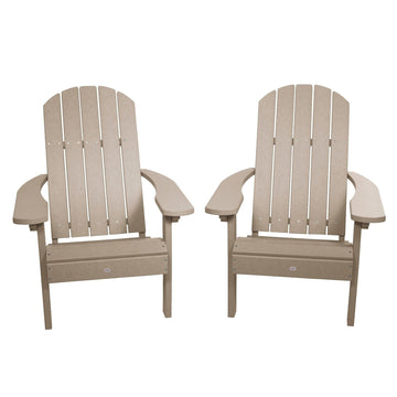 Cape Classic Adirondack Chair (Set of 2) Kitted Set Bahia Verde Outdoors Cabana Tan