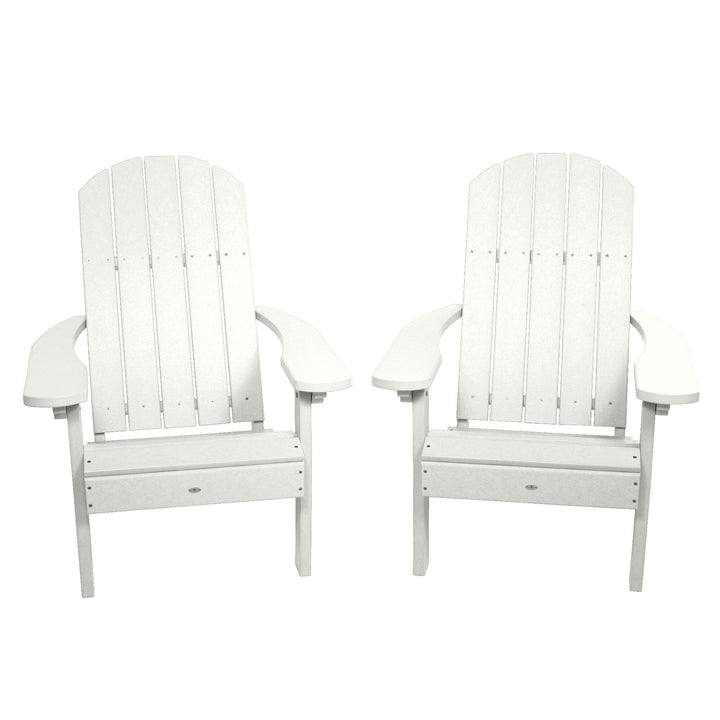 Cape Classic Adirondack Chair (Set of 2) Kitted Set Bahia Verde Outdoors Coconut White