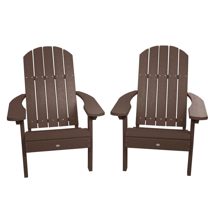 Cape Classic Adirondack Chair (Set of 2) Kitted Set Bahia Verde Outdoors Mangrove Brown