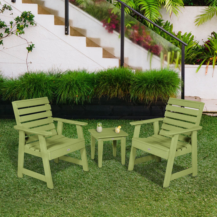 Two Riverside Garden Chairs and Side Table Set Kitted Set Bahia Verde Outdoors