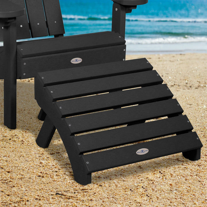 Cape Folding Adirondack Ottoman Ottoman Bahia Verde Outdoors