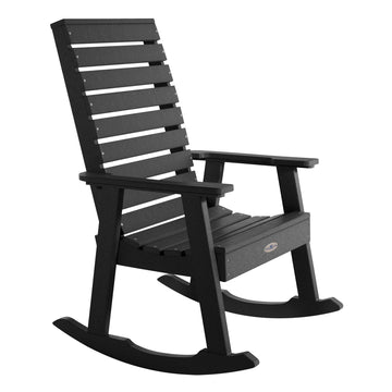 Riverside Rocking Chair Rocking Chair Bahia Verde Outdoors Black Sand