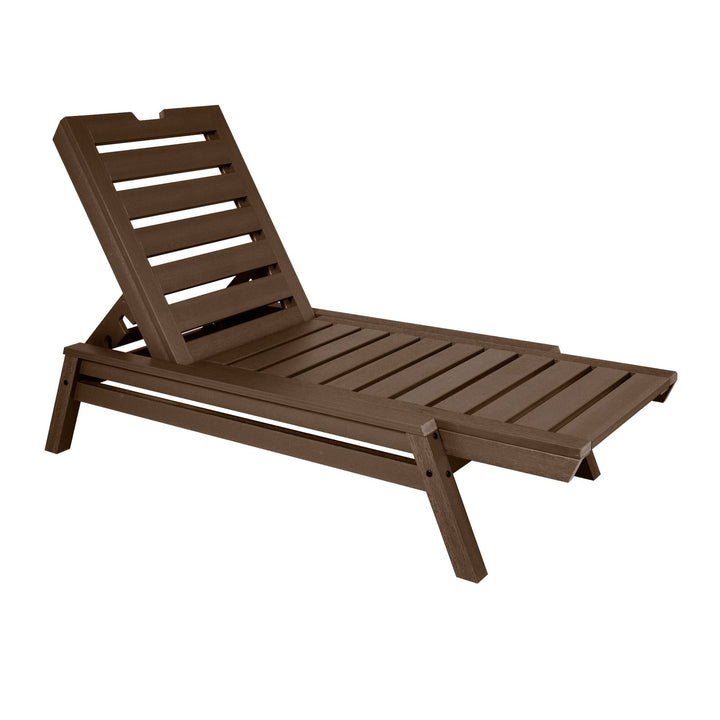 Crestone Chaise Lounge Lounge Sequoia Weathered Acorn
