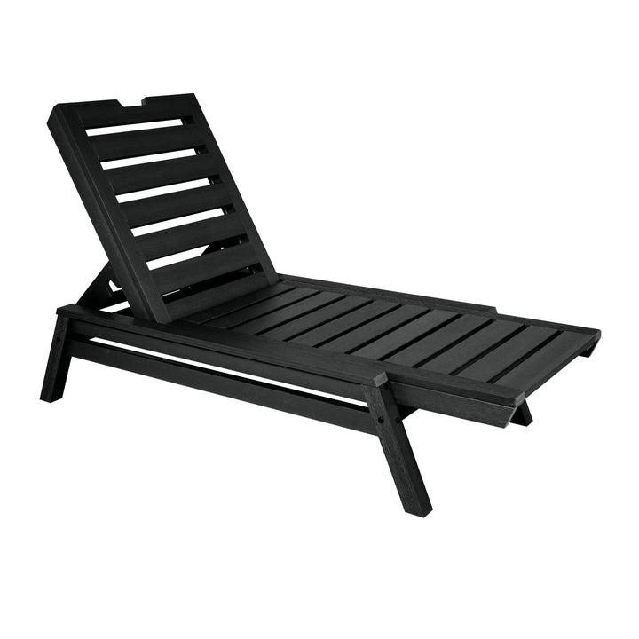 Crestone Chaise Lounge Lounge Sequoia Black