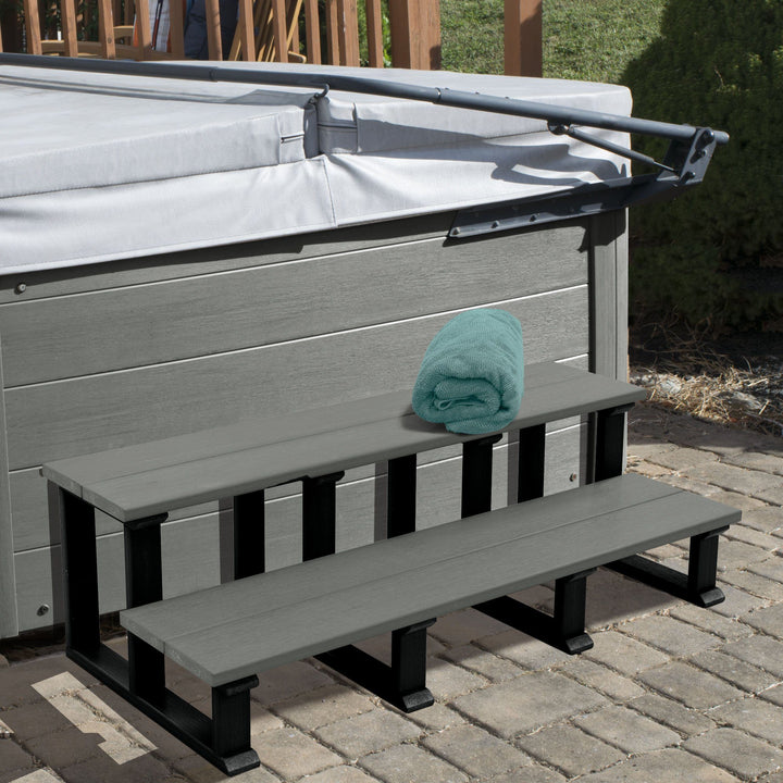 Hot Tub Spa Two Tier Steps 48 Inch Highwood USA