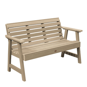 Refurbished 4ft Weatherly Garden Bench Highwood USA Tuscan Taupe