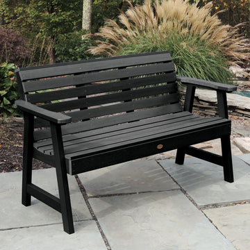 Refurbished 4ft Weatherly Garden Bench Highwood USA
