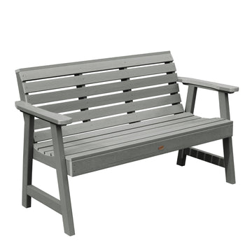 Refurbished 4ft Weatherly Garden Bench Highwood USA Coastal Teak