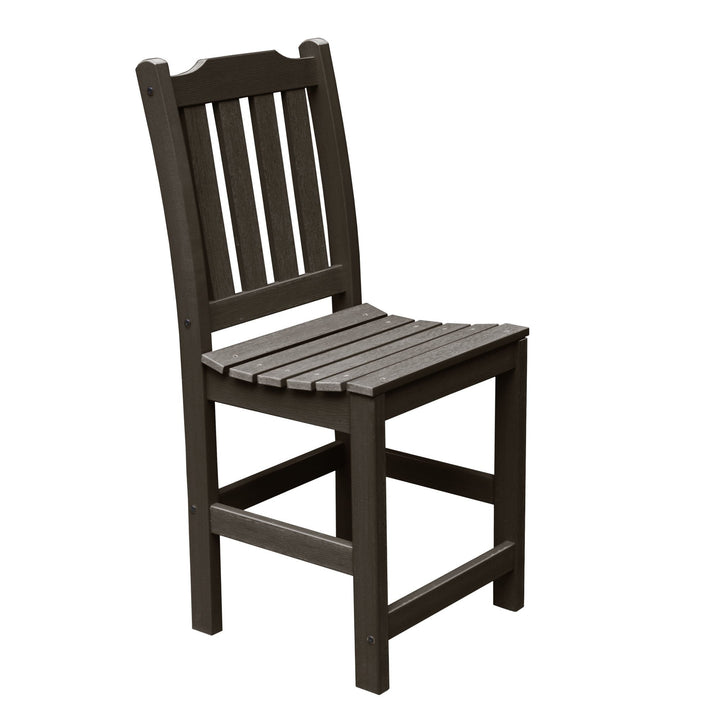 Refurbished Lehigh Counter Side Chair Highwood USA Weathered Acorn