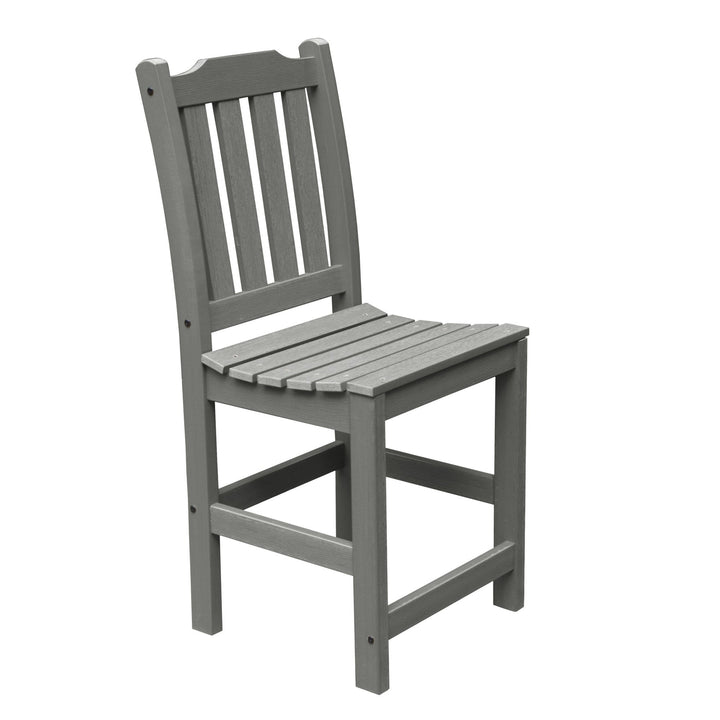 Refurbished Lehigh Counter Side Chair Highwood USA Coastal Teak
