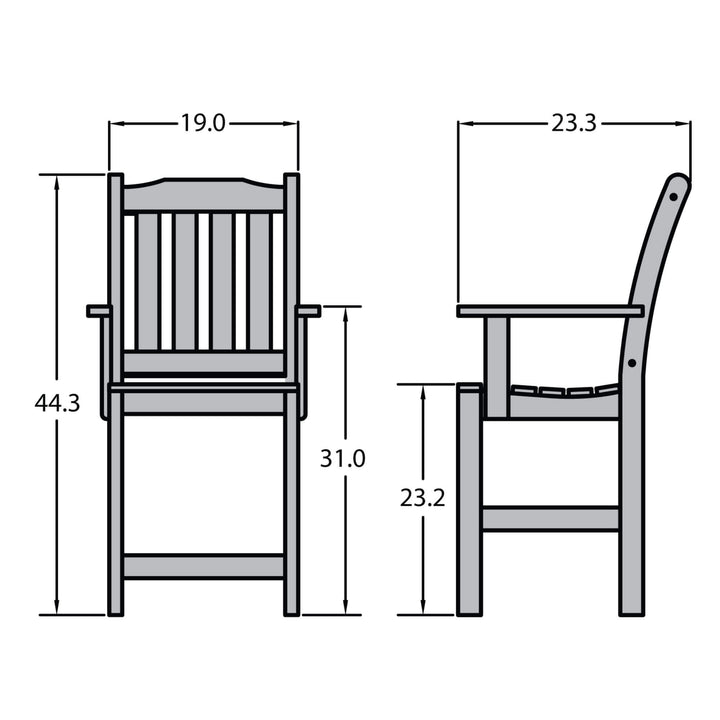 Lehigh Counter Height Armchair Highwood USA