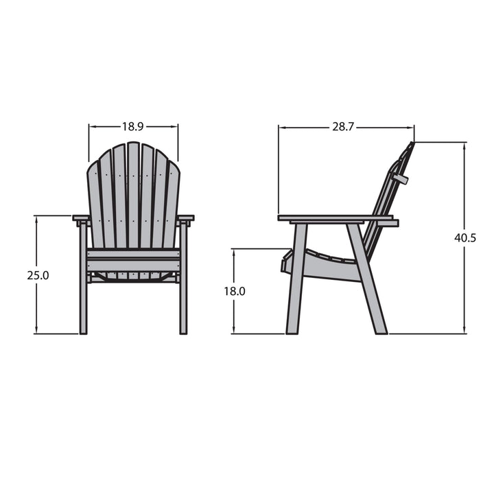 Refurbished Hamilton Deck Chair Highwood USA