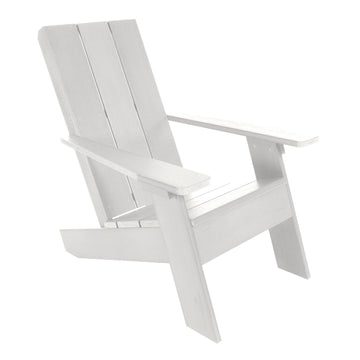 Refurbished Barcelona Modern Adirondack Chair Highwood USA White