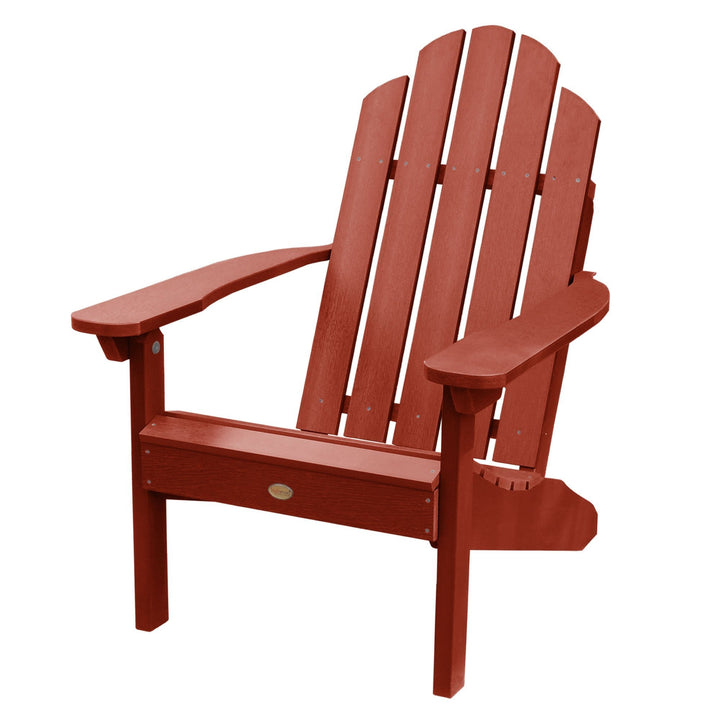 Refurbished Classic Westport Adirondack Chair Highwood USA Rustic Red