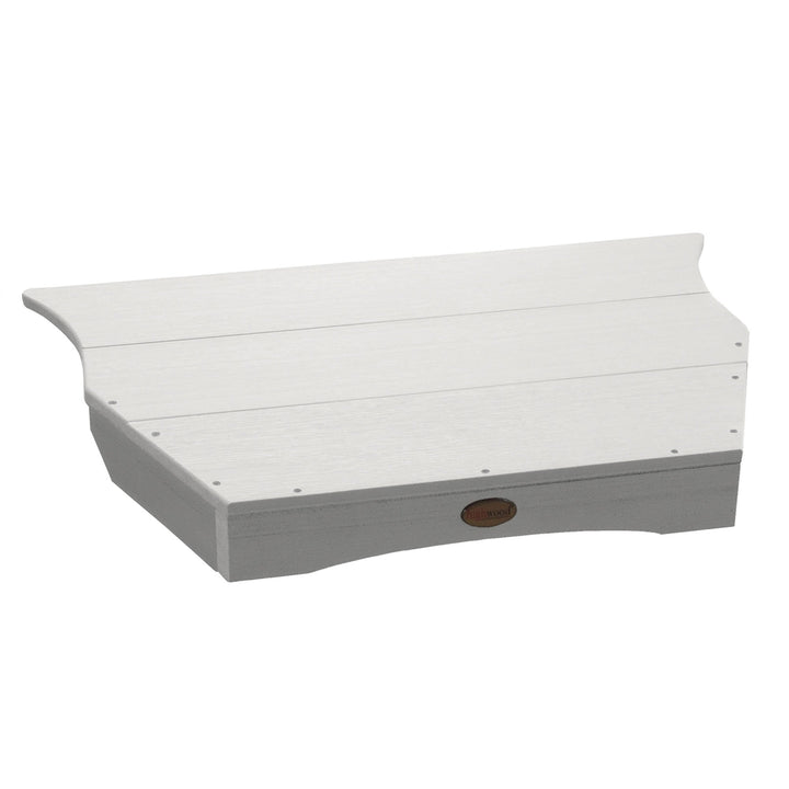 Refurbished Adirondack Tete-A-Tete Connecting Table Highwood USA White