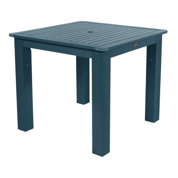 Refurbished Square 42in x 42in Counter Height Dining Table Highwood USA Nantucket Blue