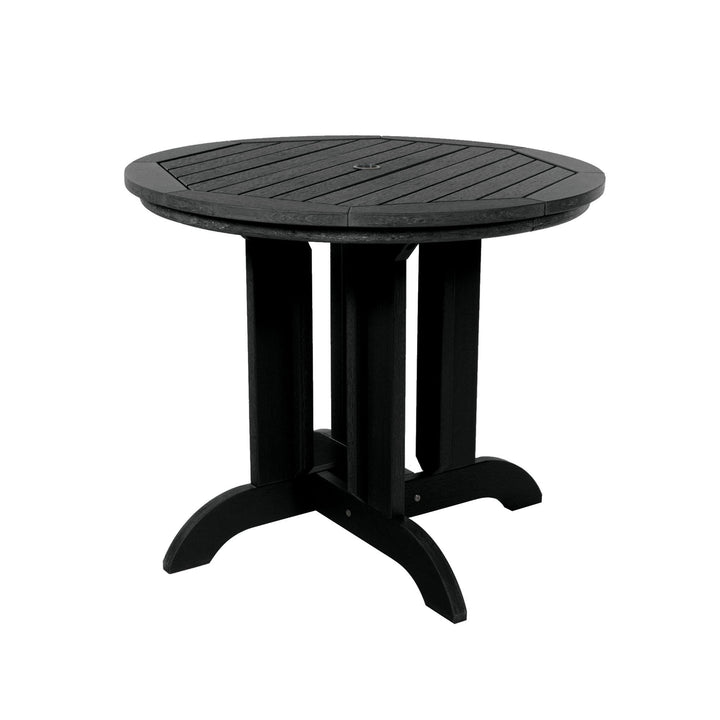 Refurbished Round 36in Diameter Dining Table Highwood USA