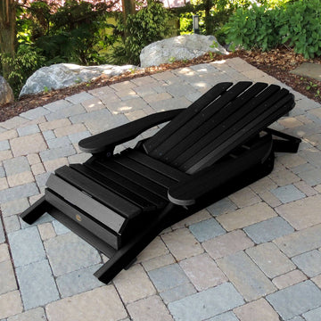 Refurbished King Hamilton Folding & Reclining Adirondack Chair Highwood USA