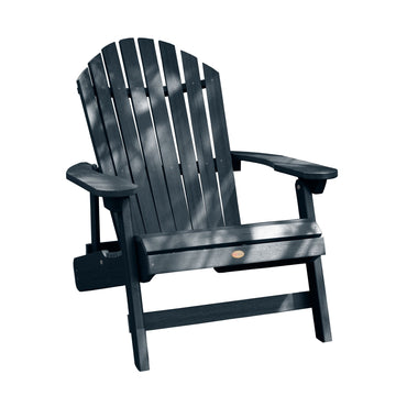 Refurbished King Hamilton Folding & Reclining Adirondack Chair Highwood USA Federal Blue