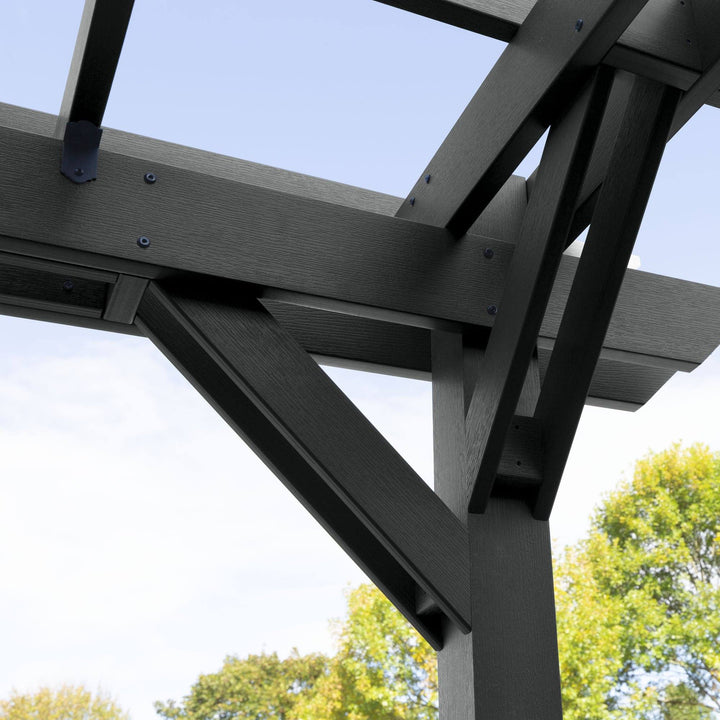 Bodhi 12’ x 12’ DIY Pergola with 4’ Lehigh Porch Swing Highwood USA