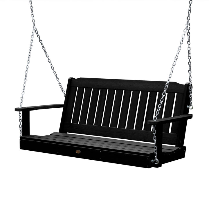 Refurbished Lehigh Porch Swing Highwood USA Black 4