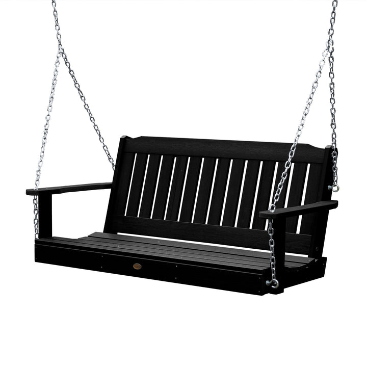 Refurbished Lehigh Porch Swing Highwood USA Black 5