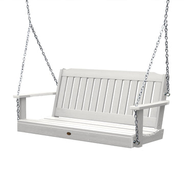 Refurbished Lehigh Porch Swing Highwood USA White 5