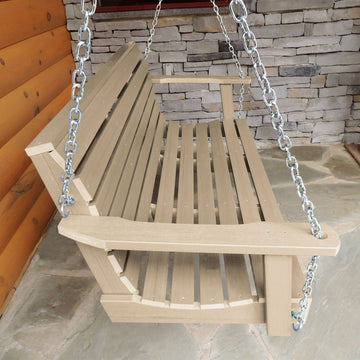 Refurbished 4ft Weatherly Porch Swing TAU Highwood USA