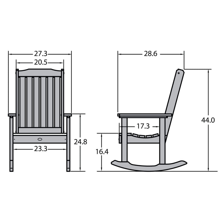 Refurbished Lehigh Rocking Chair Highwood USA