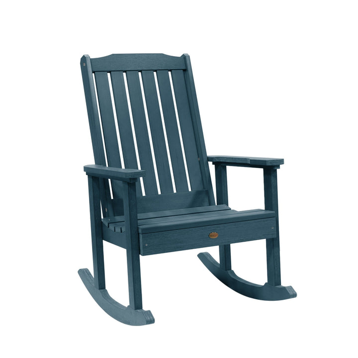 Refurbished Lehigh Rocking Chair Highwood USA Nantucket Blue