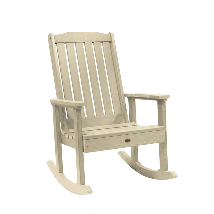 Refurbished Lehigh Rocking Chair Highwood USA Whitewash