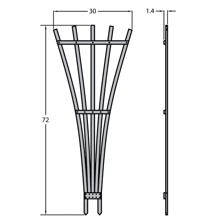 Refurbished Hartford Fan Trellis Highwood USA